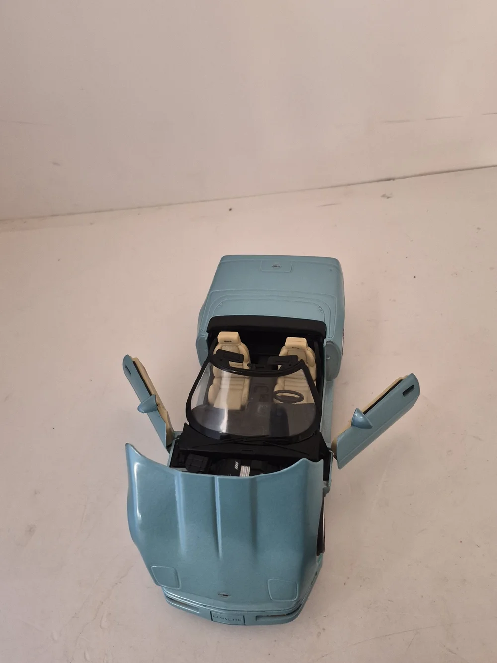 Corvette Convertible Kids Toy Car - Light Blue
